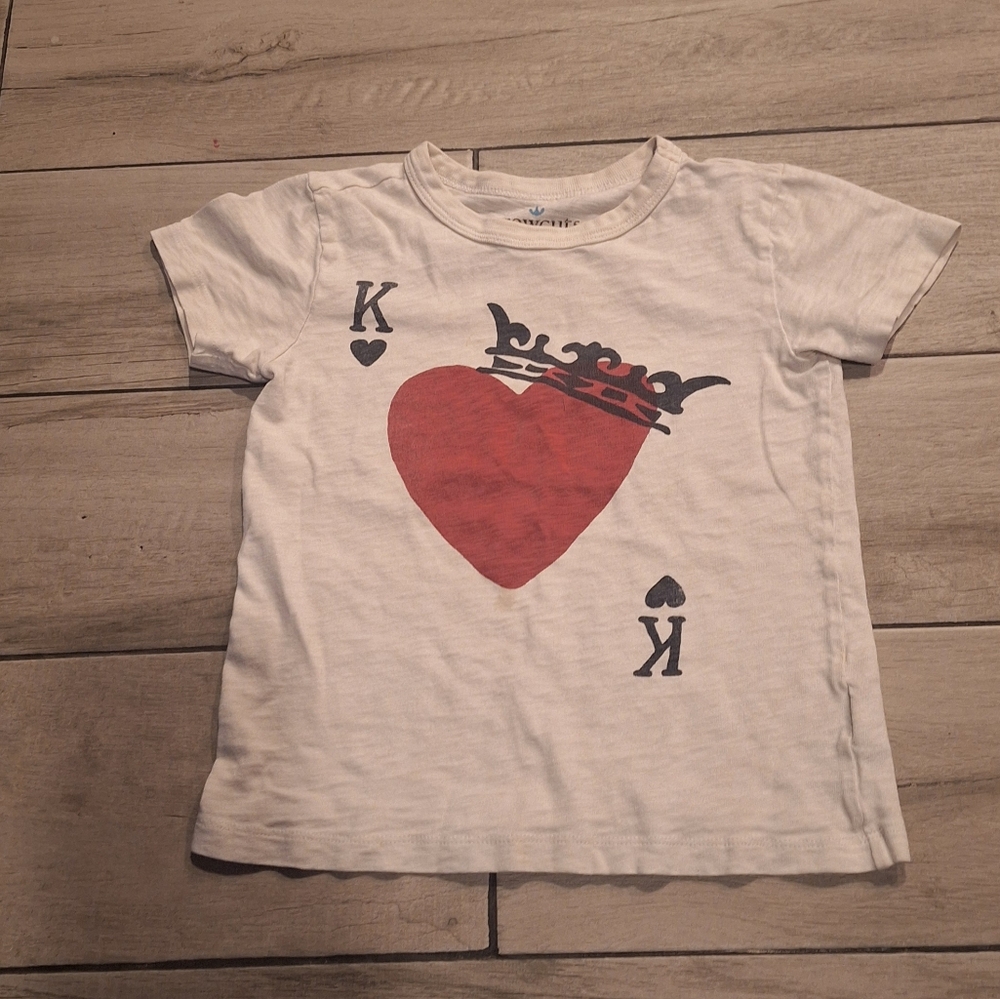 🦔 Crewcuts King of Hearts burnout tee🦄